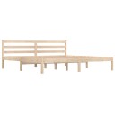 vidaXL Sengeramme heltre furu 180x200 cm 6FT Super King