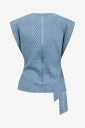 co’couture   Denimbluse AntoCC Denim Pleat Top   Blå