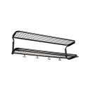 Essem Design Classic 650 hattehylle sort/sort, 2 niv?er, 80 cm