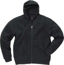 Acode Sweatshirtjacka Med Huva 1736 Swb Svart 3xl
