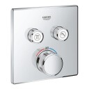 Grohe Grohtherm SmartControl termostat Med 2 uttak, Krom