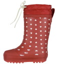 Angulus Red Hearts Print Gummistøvel 24