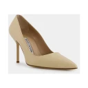 Manolo Blahnik Dame Sko Beige 35 EU,