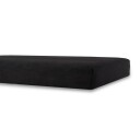 In Style Barnevognlaken - 36x98x10 cm - Svart jerseylaken til barnevogn - Formsydd