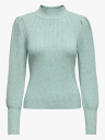 Only Katia Long Sleeve Highneck Pullover Knit Grønn XS