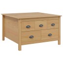  Kaffebord HILL Honning brun 79.5 x 79.5 x 49 cm Massiv furu