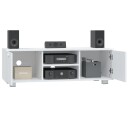 vidaXL TV-benk hvit 120x40,5x35 cm konstruert tre