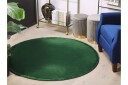 Brinckman Viskosematte Rund 140 cm - MørkeGrønn