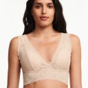 Chantelle Easyfeel Floral Touch BH Uten Spiler Farge: Gulle Størrelse: S Kvinner
