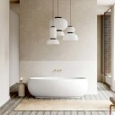 Copenhagen Bath Rosenborg badekar 1700x950 mm, Frittstående i Hvit Matt