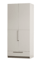 WOOOD Pure 2 DRS Garderobe split furu dust