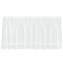  Gardiner med gardiner Blomster Hvit 300 x 80 cm Polyester