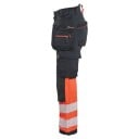 Blakläder 702516489955C44 Arbeidsbukse Varsel Svart Rod Svart Rod