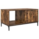 vidaXL Kaffebord Røkt eik 90 x 49 x 46 cm Konstruert tre