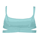 Puma Swim Women Peekaboo Top 1P bikinioverdel dame Turquoise L