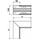 2 stk INDV HJØRNE WDK 100/130 LG