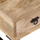  Salongbord med 3 skuffer heltre mango 90x50x35 cm 8718475580768