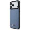 BMW M MagSafe-etui for iPhone 17 Pro Max - Quiltet Blå