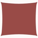 vidaXL Solseil oxfordstoff firkantet 2x2 m terrakotta