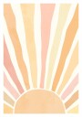 Boho sunrise Poster Plakat / 70x100cm