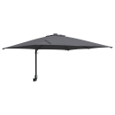  Hageparasol Antrasitt 248.5 x 247.5 x 160 cm stoff