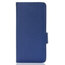INCOVER Doogee N40 Pro PU Litchi Skin Flip Deksel med Lommebok - Blå