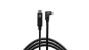 TetherPro 4,6m USB-C Vinklet Kabel Sort 5 Gbit/s