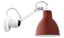 DCW - 304 Vegglampe Hvit/Rød Lampe Gras