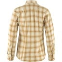 Fjellreven  ÖVik Flannel Shirt W Dame, 113-196 Chalk White-Dune Beige, M
