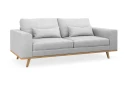 Copenhagen 2 seters Stoffsofa   Lys grå