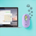 Logitech POP Mouse - Daydream Mint - Mus - Optisk - 4 - Lilla