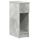  Nattbord med skuff betonggrå 20x36x60 cm 8721158575807