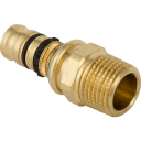 Geberit Mepla adapter med utvendig 3/4" RG rødgods