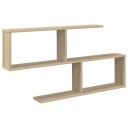 vidaXL Vegghylle Sonoma eik 100 x 12 x 50,5 cm Konstruert tre