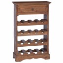 vidaXL Vinhylle 55 x 23 x 85 cm Massiv Mahogni Tre