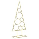 vidaXL Metall juletre KUOPIO 60 cm Stål Gull