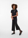 Vero Moda Girl Berlin bukse Wide Mid Waist glitter  svart (158 / 13 år)