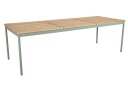 Brafab Nox spisebord Teak/dusty green 240 x 90 cm Grønn