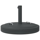  Parasollfot med hjul for Ø38 / 48 mm stenger 25 kg rund 4007986