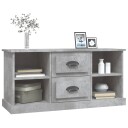 vidaXL TV-benk betonggrå 99,5x35,5x48 cm konstruert tre