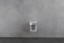 Duravit Karree Toalettbørste Veggmontert Krom