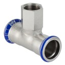 Geberit T-stykke 54mm x 3/4" Rustfritt Stål for Rørdeler