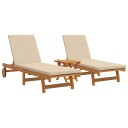  Solstol 2 person 3 pcs Brun Solid akasietre