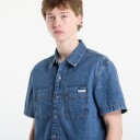 Calvin Klein Jeans Beckford Blue Short Sleeve Shirt Blue L