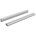 vidaXL Klesslanger 2 pcs sølv 316 x 15 x 29 mm Aluminium Legering