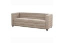3 sitssoffa Beliani Hofn Beige svart Beige\|\|Black  
