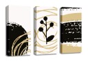 Dekorativ Canvasbilde 3 Deler 45x20 cm Flerfarget
