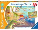 Ravensburger Tiptoi puslespill 12 deler Dinosaur uten Tiptoi nål