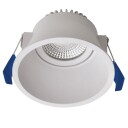 EcoDim ED-10096 LED-downlight Ø90 mm forsenket CCT dim to warm hvit
