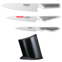 Global Knivsett 3 deler + knivblokk